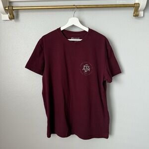 Aggie Land Outfitters Unisex‎ Maroon Tshirt XL Gameday Football Short Sleeve Tee